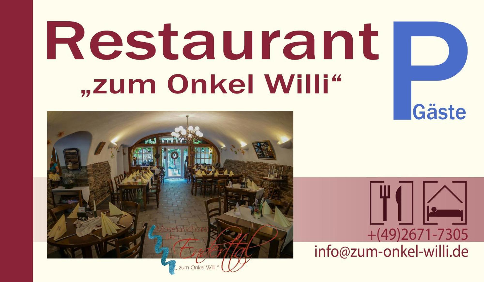 Moselland Hotel Im Enderttal Zum Onkel Willi Cochem Exteriör bild